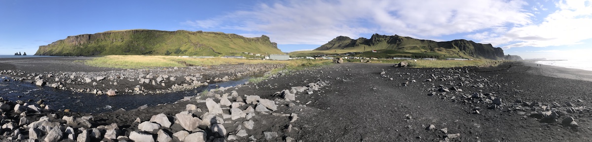 Black Sand Beach in Vik